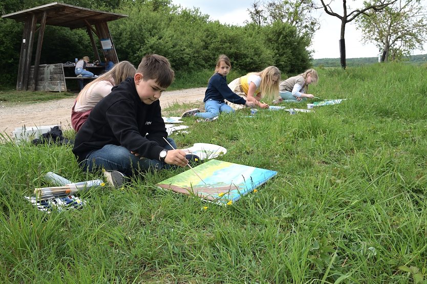 KiKu Freiluftmalerei Bad Frankenhausen (Foto: Fred B&ouml;hme)