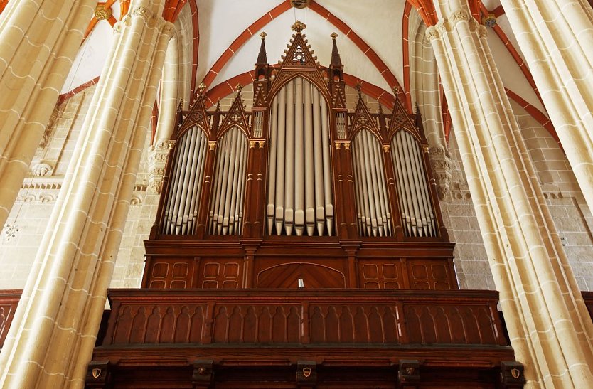 Sauer-Orgel in St. Marien M&uuml;hlhausen  (Foto: Tino Sieland &copy; Stadt M&uuml;hlhausen)