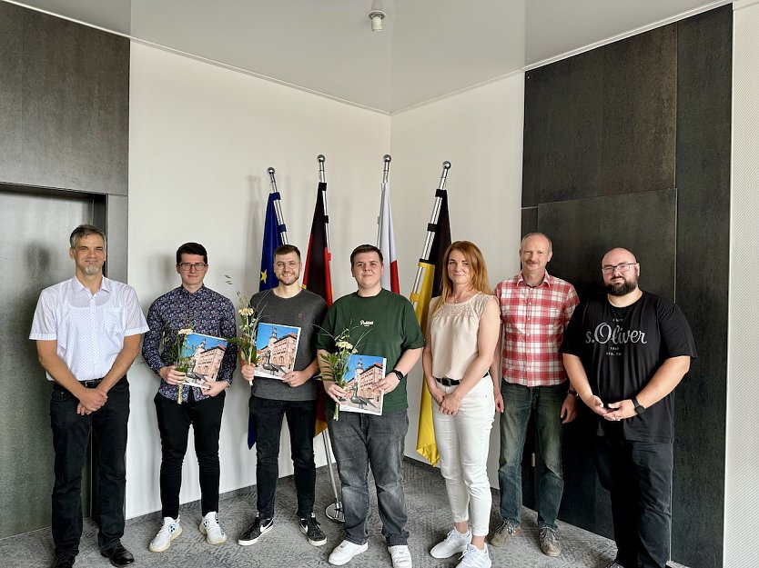 Erfolgreicher Ausbildungsabschluss und &Uuml;bernahme in die Verwaltung (Foto: Stadtverwaltung Nordhausen)