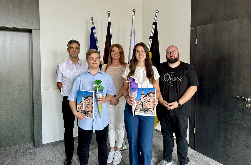 Stadtverwaltung hei&szlig;t neue Auszubildende willkommen (Foto: &copy;Stadtverwaltung Nordhausen)