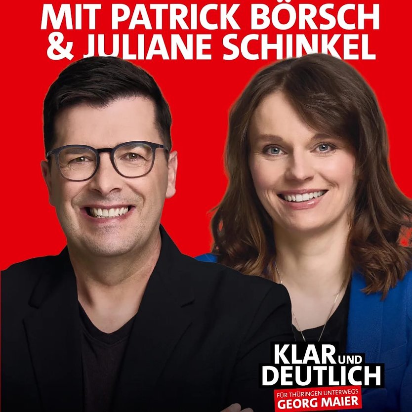 Die Landtagskandidaten der Nordhäuser SPD, Patrick Börsch und Juliane Schinkel (Foto: SPD NDH) Die Landtagskandidaten der Nordhäuser SPD, Patrick Börsch und Juliane Schinkel (Foto: SPD NDH)