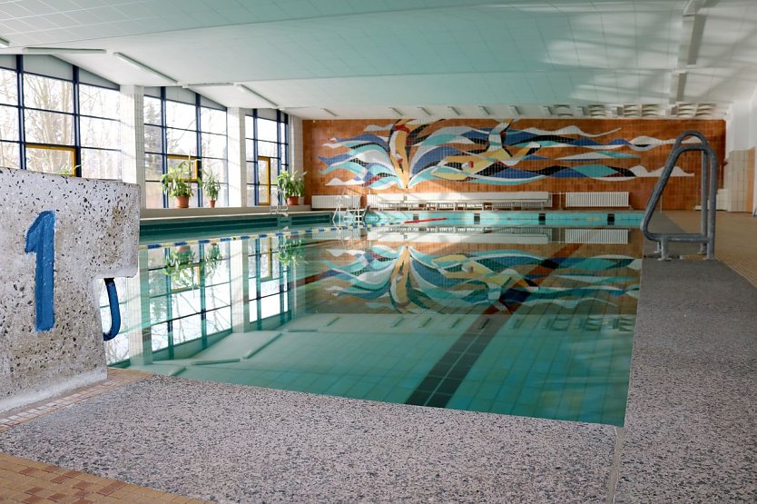 Bild: Blick in die Schwimmhalle Sollstedt