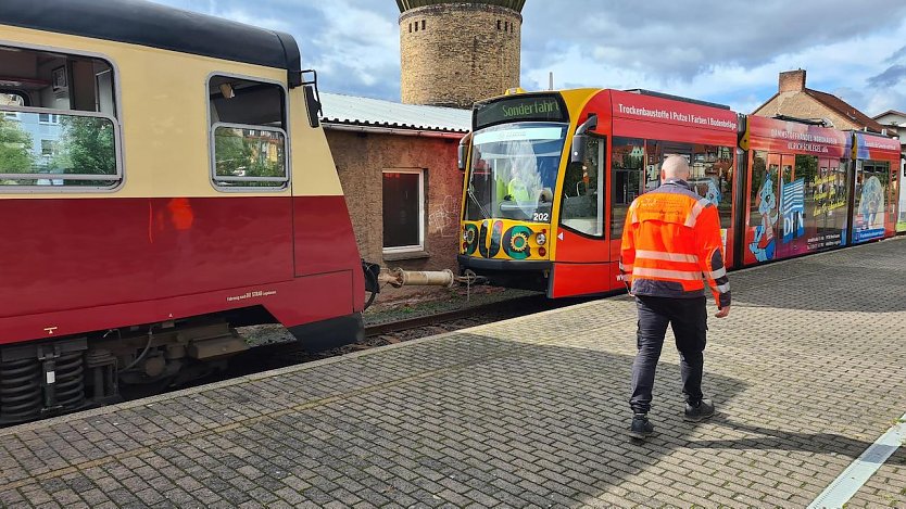Gemeinsame Schulungen in Nordhausen  (Foto: Stefan L&auml;nger (Verkehrsbetriebe Nordhausen GmbH))