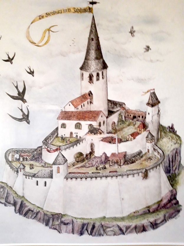 Sah die Ebersburg im 16.Jahrhundert so aus? (Foto: W.M&uuml;ller)