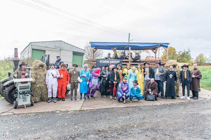 Die R&uuml;xlebener bei der Kirmes im vergangene Jahr (Foto: S. Dietzel)