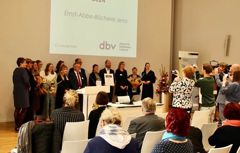 Verleihung des 29. Th&uuml;ringer Bibliothekspreises (Foto: agl)