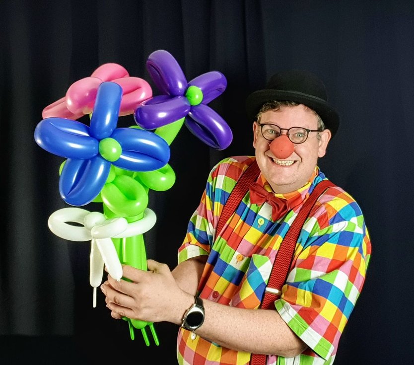 Clown Benji Wiebe (Foto: Benji Wiebe) Clown Benji Wiebe (Foto: Benji Wiebe)