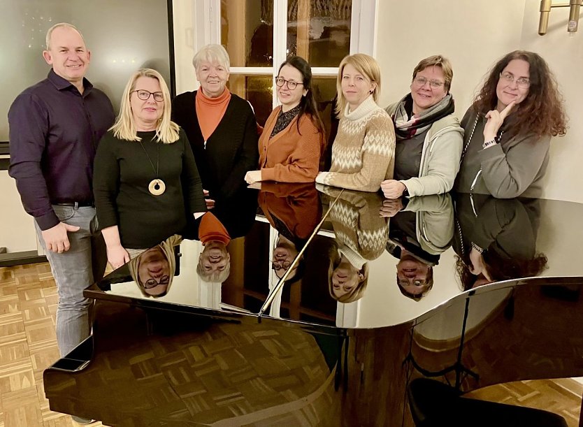 Der neue Vorstand der Musikschulf&ouml;rderer (Foto: Pressestelle Landratsamt)