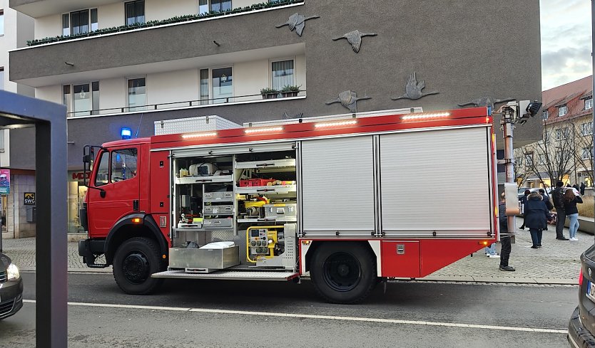Feuerwehreinsatz an der Marktpassage (Foto: Peter Blei) Feuerwehreinsatz an der Marktpassage (Foto: Peter Blei)