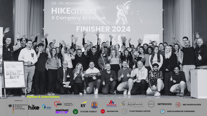 Mit &uuml;ber 80 Teilnehmenden brach der zweit&auml;gige Makeathon am 29/30. November 2024 alle bisherigen Rekorde und &uuml;berzeugte mit kreativen Ans&auml;tzen, kollaborativem Arbeiten und zukunftsweisenden L&ouml;sungen. (Foto: Hochschule Nordhausen)