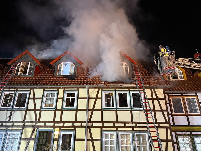 Wohnungsbrand in Bothenheilingen (Foto: S.Dietzel)