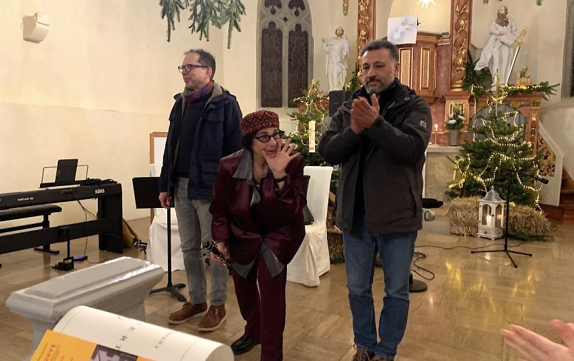 Klezmer f&uuml;r den Frieden in Gro&szlig;engottern  (Foto: M.Schwarzkopf)