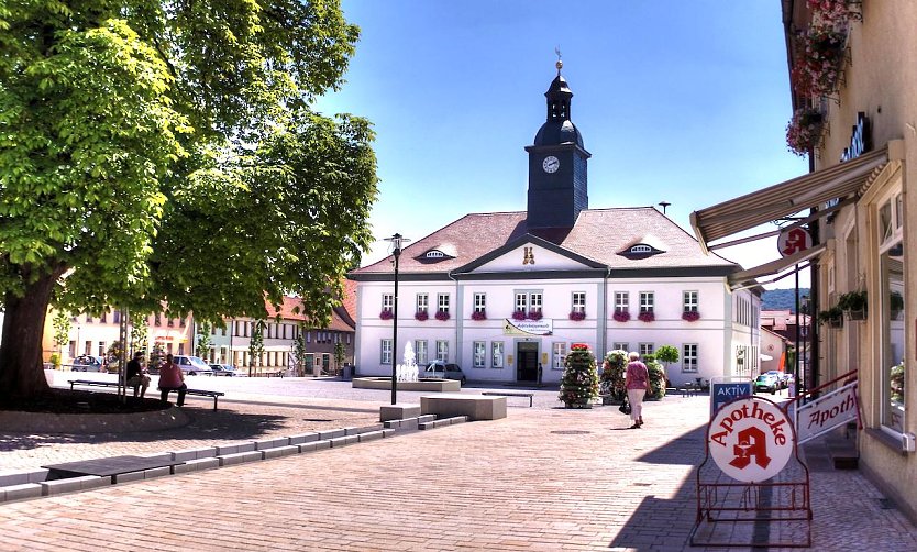 Blick auf das Rathaus in Bad Frankenhausen (Foto: Stadtverwaltung Bad Frankenhausen)