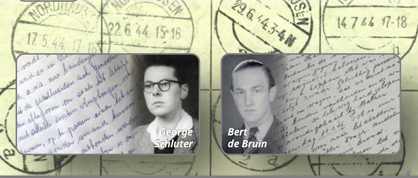 Zwei der vier jungen Niederl&auml;nder, die das Kriegsgeschehen in Nordhausen miterlebten (Foto: Stadt Nordhausen)