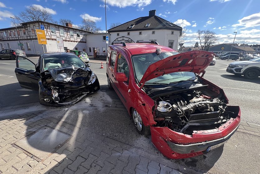 Unfall in Nordhausen (Foto: S.Dietzel)