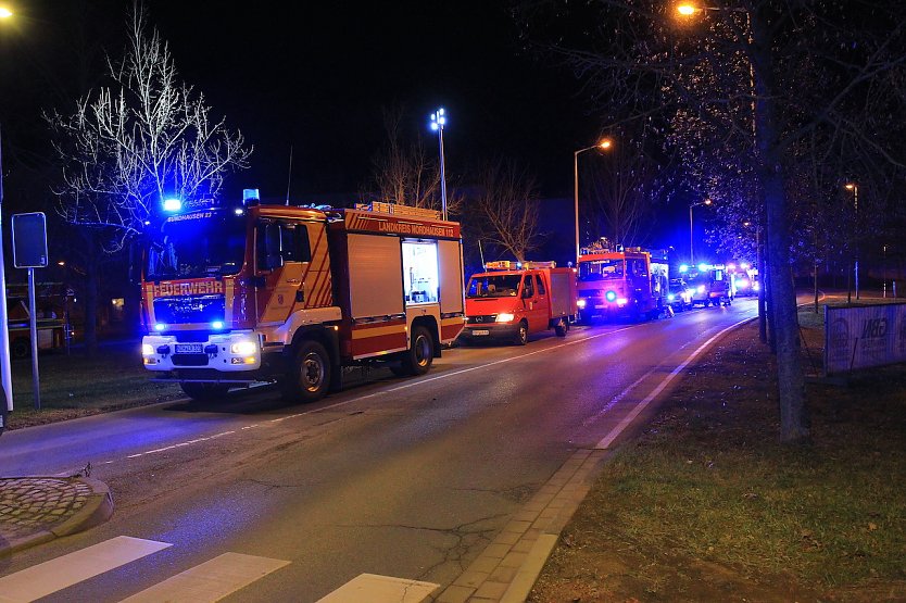 Gro&szlig;einsatz am Sonntag. Es war Brandstiftung (Foto: S.Dietzel)