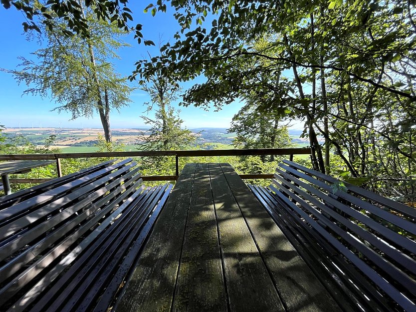 Die Sch&ouml;ne Aussicht ist Teil des TOP-Wanderweges Scharfenstein (Foto: Stadt Leinefelde-Worbis)