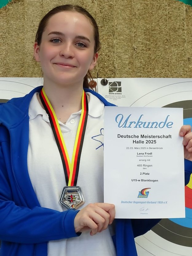 Lena Frodl schoss sich auf den zweiten Platz (Foto: Steffi Helbing)