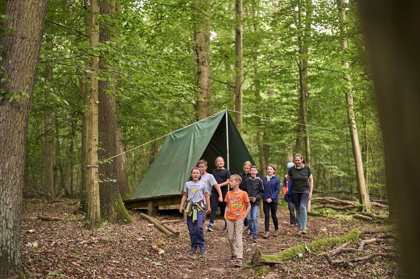 Wildniscamp 2025 - vier Tage und drei N&auml;chte in der Wildnis f&uuml;r Kinder ab neun Jahren. (Foto: Tino Sieland)