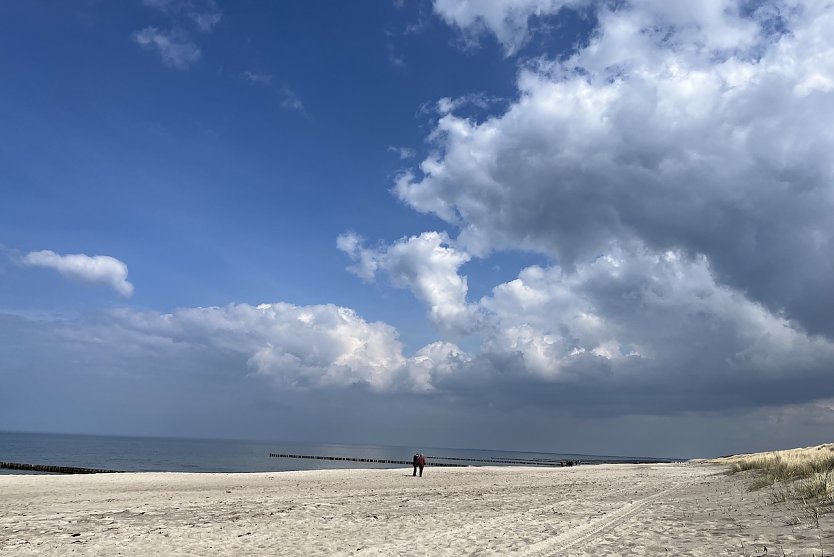 Ostseestrand vor Ostern (Foto: oas)