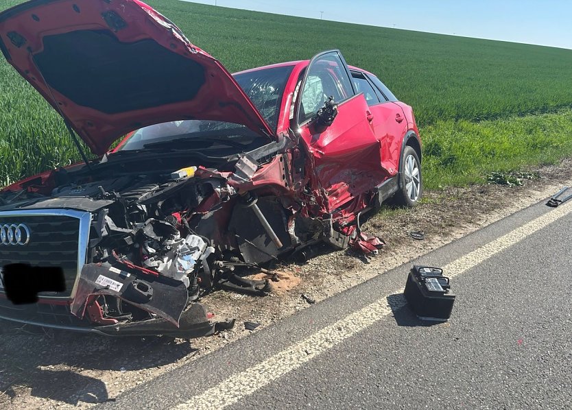 Unfall bei Billeben (Foto: S.Dietzel)