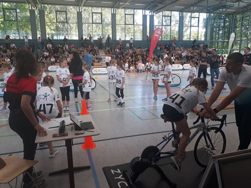 Sportliche H&ouml;chstleistungen bei der "Talentiade" in Leinefelde (Foto: Markus Fromm)