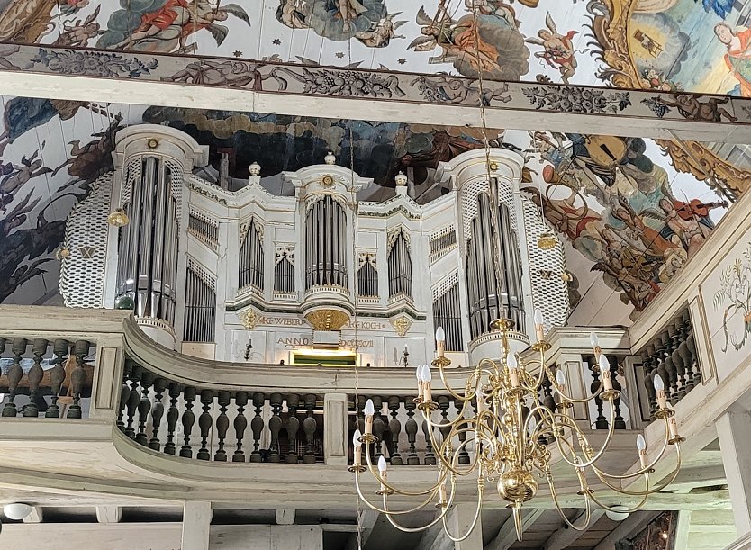 Die orgel in Horsmar (Foto: R.Englert)