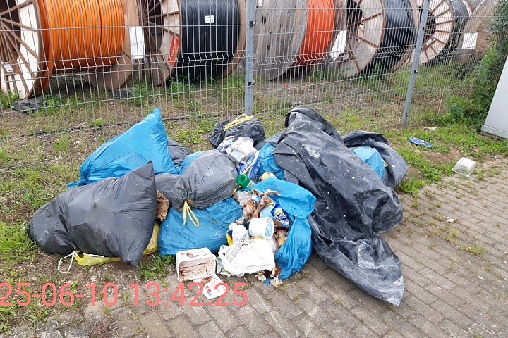 Hausm&uuml;ll mitten in Bleicherode abgekippt (Foto: Stadt Bleicherode)