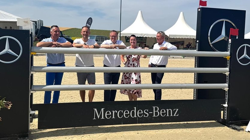 Ministerpr&auml;sident Mario Voigt beim Besuch in Immerode, gemeinsamt mit Christina Dost, Andreas Peter Niels Neu und Ralph Mackerodt (Foto: privat)