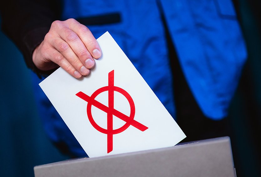 Wahlkreuz f&uuml;r den Betriebsrat (Foto: NGG)
