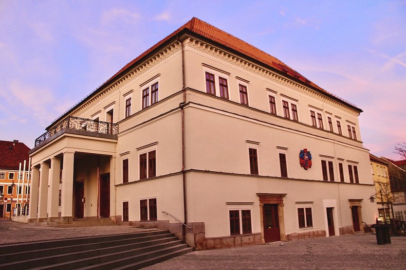 Rathaus mit Stadtinformation in Sondershausen (Foto: Eva Maria Wiegand)