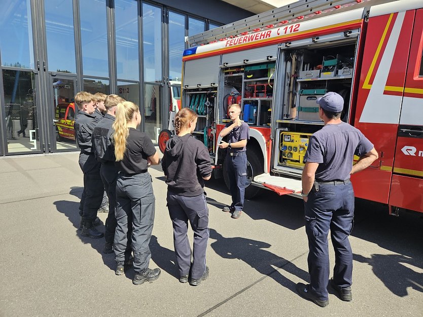 Polizeiausbildung bei der Nordh&auml;user Feuerwehr (Foto: Stadtverwaltung Nordhausen)