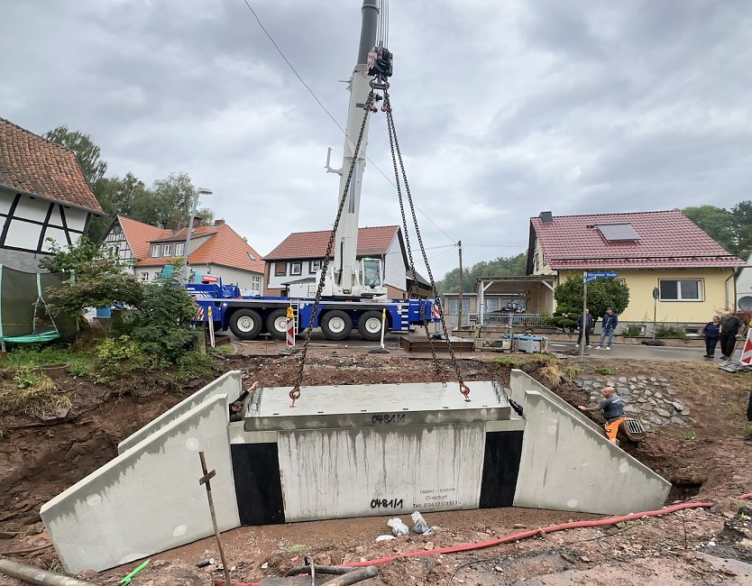 Durchlassbauwerk in Hochstedt (Foto: Stadtverwaltung Nordhausen )