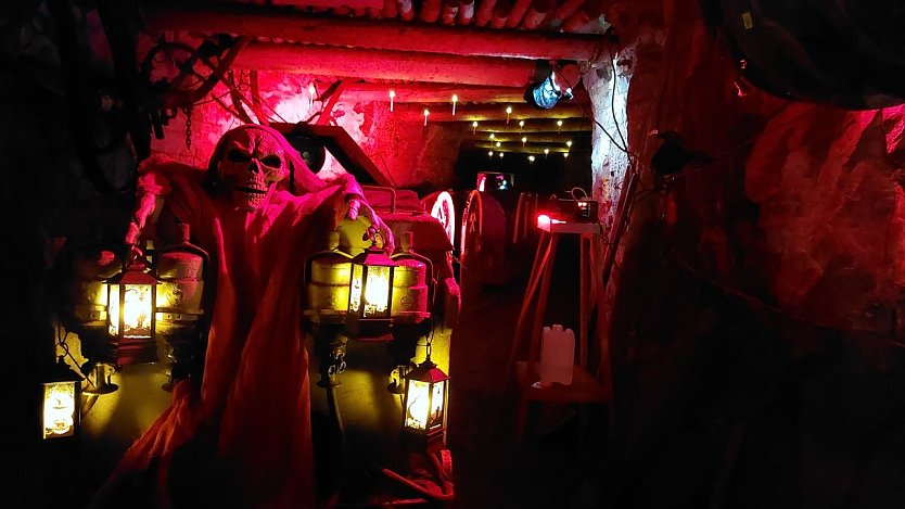 Halloween-Lichterspa&szlig; (Foto: Rosenstadt Sangerhausen GmbH)