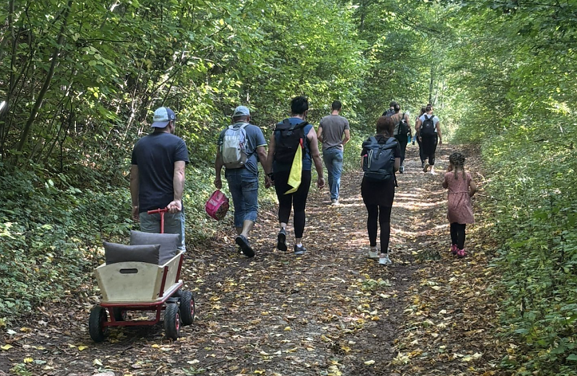 Familienwanderung des Klettenberger Kindergartens (Foto: Jessica Schmidt)