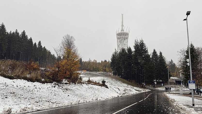 Erster Schnee am Hexenreich (Foto: vgf)