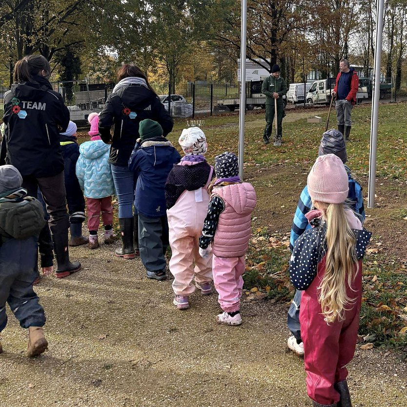 Fr&uuml;hbl&uuml;her-Aktion im Lunapark (Foto: Stadt Leinefelde-Worbis)