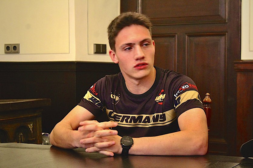 Bad Langensalzas Kickbox-Weltmeister Neo Legde (Foto: Eva Maria Wiegand)