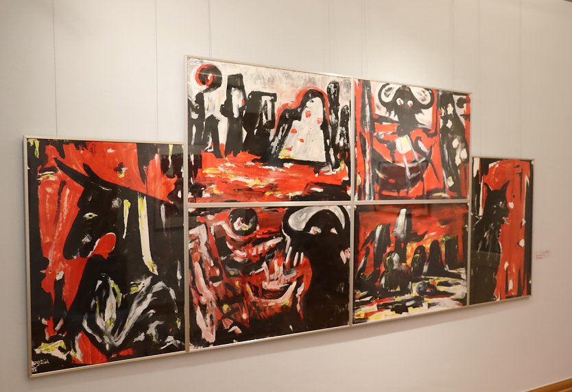 Das Kunsthaus sieht rot (Foto: Stadtverwaltung Nordhausen)