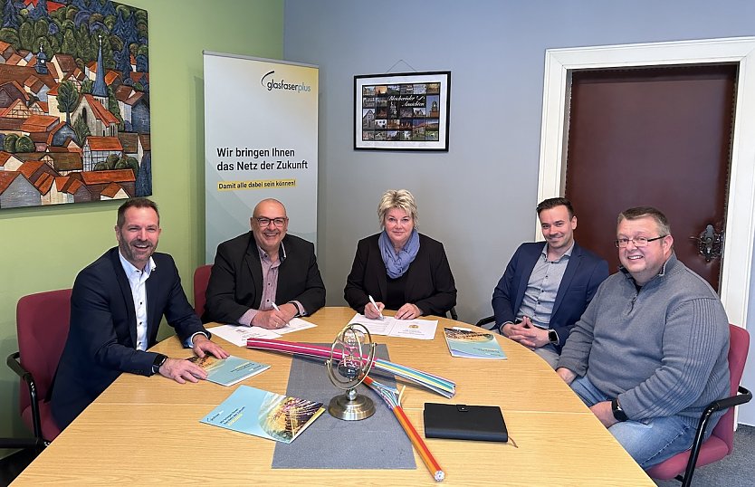 Vertragsunterzeichnung in Bleicherode (Foto: Stadtverwaltung Bleicherode)