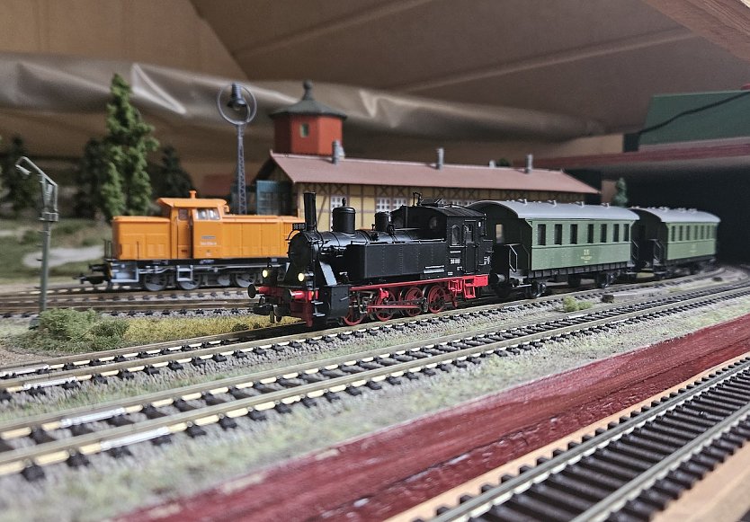 Modellbau Sonderzug im Advent (Foto: Dirk Schwarze)