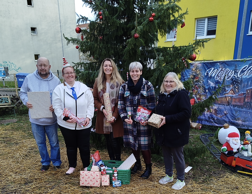Weihnachtsfest des Vereins Block 10+ (Foto: Florian Heydecke)