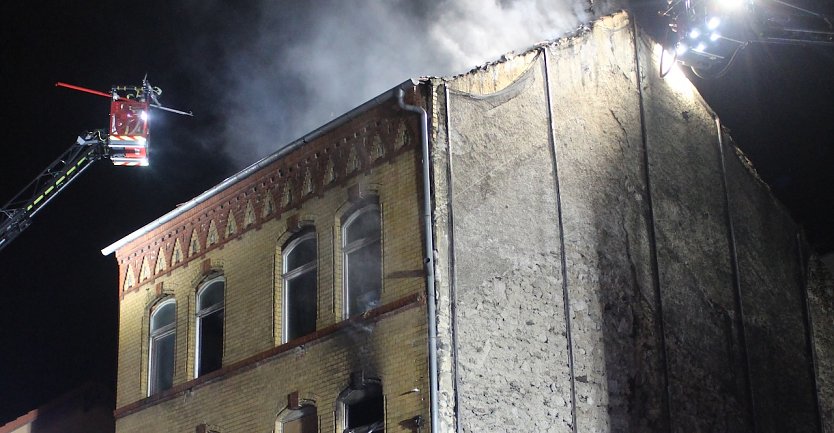 Brand in Mehrfamilienhaus in M&uuml;hlhausen (Foto: Kriminalpolizei Nordhausen)