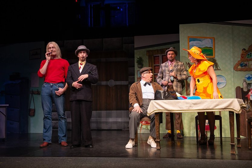 Das Theater Rudolstadt bringt die Olsenbande auf die B&uuml;hne (Foto: Frederike L&uuml;dde)