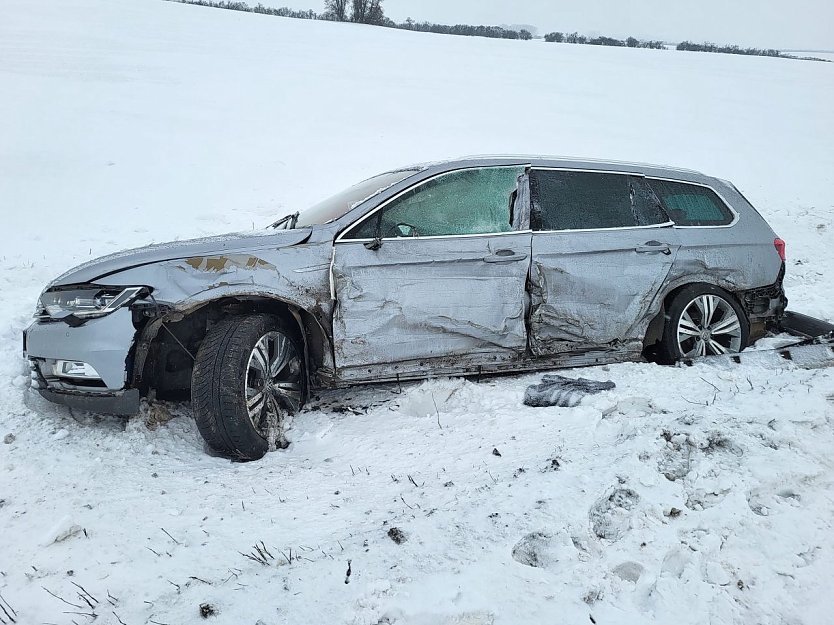 Frontalcrash noch verhindert (Foto: S. Dietzel)