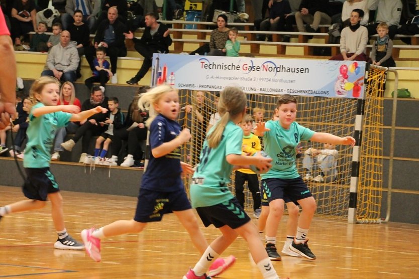Handball-Nachwuchs am Wochenende Foto: Frank Ollech