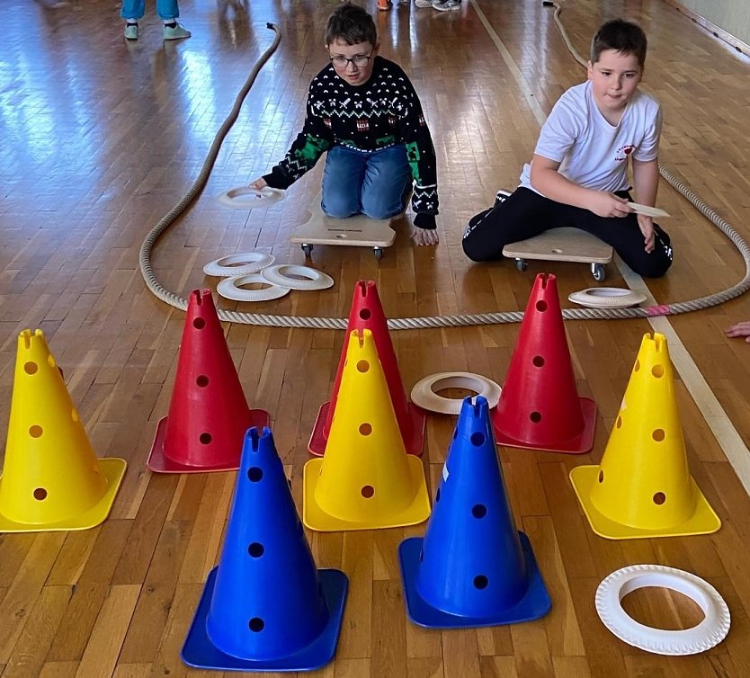 Die Kinder hatten viel Spa&szlig; bei den Spielen. (Foto: Elisabeth Gattermann)