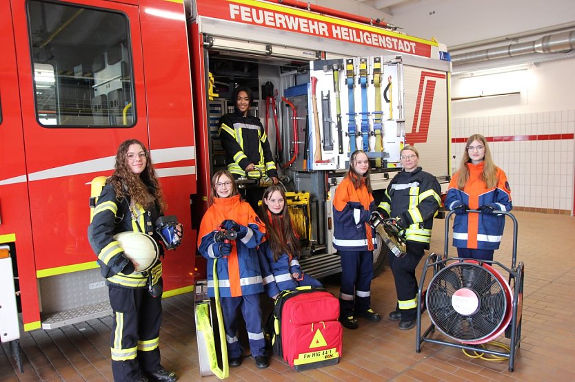 Girl's Day bei der Feuewehr Heiligenstadt (Foto: Feuerwehr Heiligenstadt)