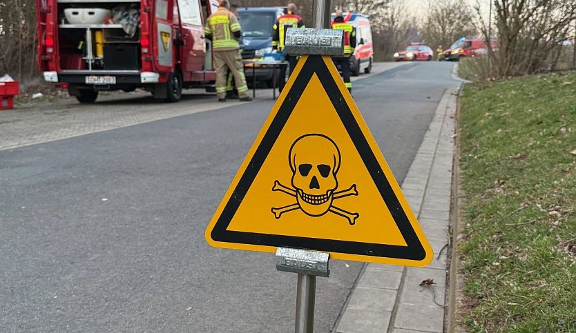 Gefahrgut-Einsatz in Sondershausen (Foto: S. Dietzel)