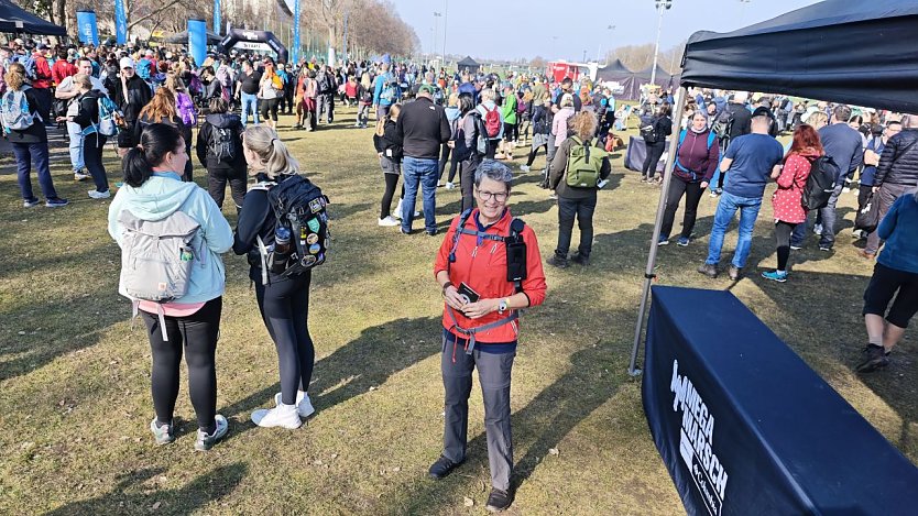 Sabine aus Nordhausen freut sich auf ihren ersten Megamarsch (Foto: nnz)